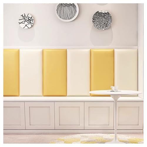 DSAFHIU 3D-Ziegelwand, wasserdichte PU-Weichtaschen-Wandpaneele, Selbstklebender Wandaufkleber for die Heimdekoration, Heimdekoration, Paneel, Schutz vor Stößen(L3,12PCS_25X50CM) von DSAFHIU