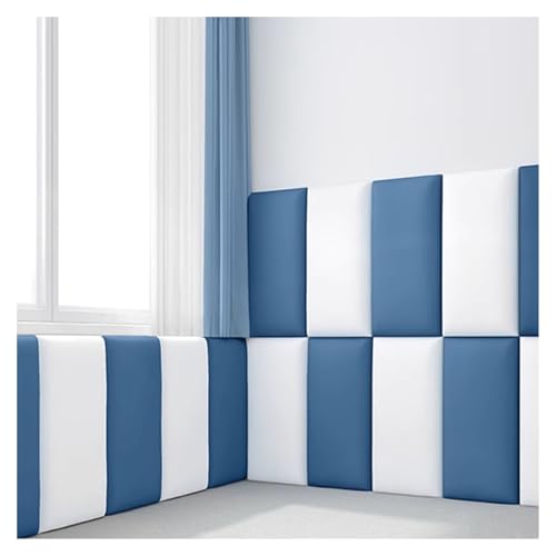 DSAFHIU 3D-Ziegelwand, wasserdichte PU-Weichtaschen-Wandpaneele, Selbstklebender Wandaufkleber for die Heimdekoration, Heimdekoration, Paneel, Schutz vor Stößen(L4,8PCS_30X60CM) von DSAFHIU
