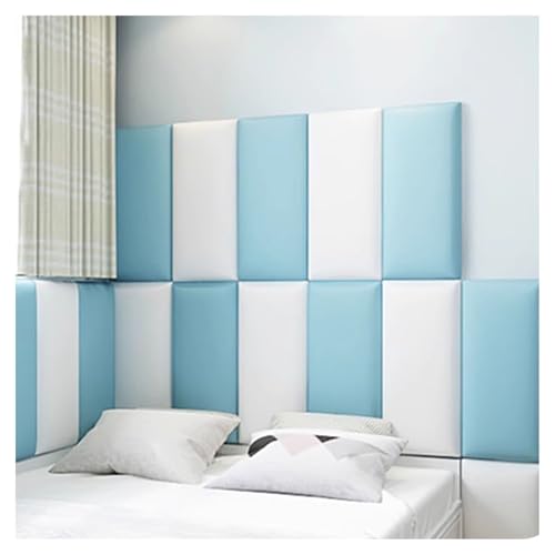 DSAFHIU 3D-Ziegelwand, wasserdichte PU-Weichtaschen-Wandpaneele, Selbstklebender Wandaufkleber for die Heimdekoration, Heimdekoration, Paneel, Schutz vor Stößen(L5,4PCS_20X50CM) von DSAFHIU