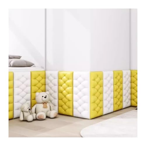DSAFHIU 4 Stück Selbstklebende 3D-Schaumstoff-Wandpaneele, wasserdicht, hochwertiger Kollisionsschutz, Lederbezug-Dekor, weiches Kissen for Wandverkleidungen, Kinderzimmer, Kopfteile(L4,8PCS_35*70CM) DSAFHIU 4 Stück Selbstklebende 3D-Schaumstoff-Wandpaneele, wasserdicht, hochwertiger Kollisionsschutz, Lederbezug-Dekor, weiches Kissen for Wandverkleidungen, Kinderzimmer, Kopfteile(L4,8PCS_35*70CM) von DSAFHIU