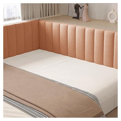 DSAFHIU Selbstklebende 3D-Wandpaneele, gepolstertes Wandpaneel for Tatami-Schlafzimmer/Wohnzimmer, Kopfteilpaneele for Schutz.(P2,150 * 45cm) von DSAFHIU