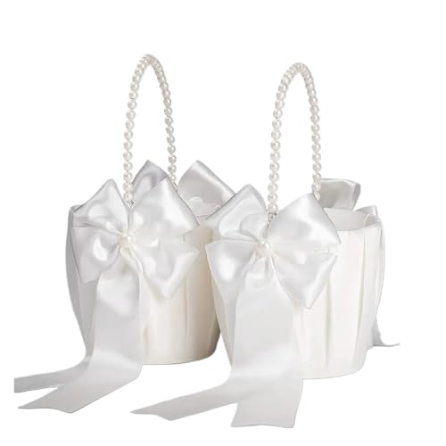 DSFDFDG BlumenmäDchen Korb 2 stücke Weiß Hochzeit Körbe for Hochzeit Blumenmädchen Korb Faltbare Rustikalen Westlichen Hochzeit Aktivität Satin Blume Korb FüR Hochzeitszeremonie DSFDFDG BlumenmäDchen Korb 2 stücke Weiß Hochzeit Körbe for Hochzeit Blumenmädchen Korb Faltbare Rustikalen Westlichen Hochzeit Aktivität Satin Blume Korb FüR Hochzeitszeremonie von DSFDFDG