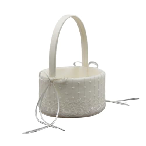 DSFDFDG BlumenmäDchen Korb Hochzeit Spitze Band Bowknot Blume Korb Zeremonie Party Süße Mädchen Brautjungfer Sammlung Obst Süßigkeiten Container FüR Hochzeitszeremonie DSFDFDG BlumenmäDchen Korb Hochzeit Spitze Band Bowknot Blume Korb Zeremonie Party Süße Mädchen Brautjungfer Sammlung Obst Süßigkeiten Container FüR Hochzeitszeremonie von DSFDFDG