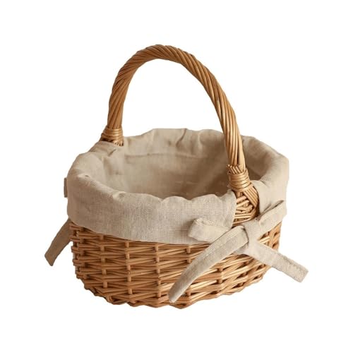 DSFDFDG BlumenmäDchen Korb Obstkorb Nützlicher Handgemachter Weidenkorb Im Pastoralen Stil Dekorativer Blumenkorb Hochzeit Brautmädchen Blumenkorb for Picknick FüR Hochzeitszeremonie DSFDFDG BlumenmäDchen Korb Obstkorb Nützlicher Handgemachter Weidenkorb Im Pastoralen Stil Dekorativer Blumenkorb Hochzeit Brautmädchen Blumenkorb for Picknick FüR Hochzeitszeremonie von DSFDFDG