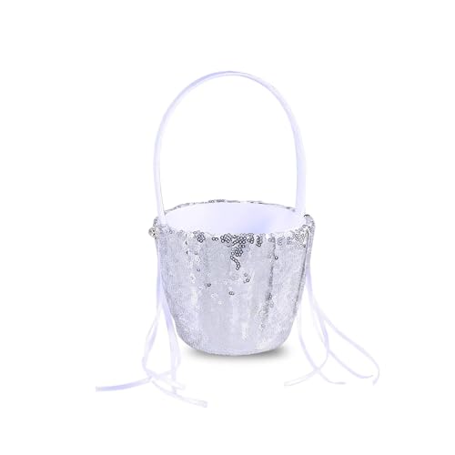 DSFDFDG BlumenmäDchen Korb Tote Lagerung Korb Hochzeit Blume Dekoration Körbe Dekorationen Mädchen for Silber FüR Hochzeitszeremonie DSFDFDG BlumenmäDchen Korb Tote Lagerung Korb Hochzeit Blume Dekoration Körbe Dekorationen Mädchen for Silber FüR Hochzeitszeremonie von DSFDFDG