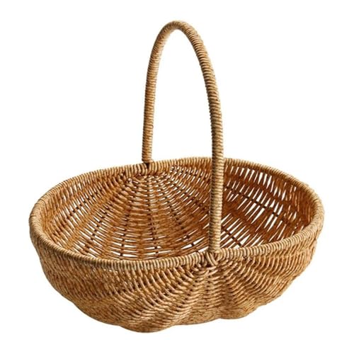 DSFDFDG BlumenmäDchen Korb Weidenkorb Mit Griff, Weidenkorb, Hochzeit, Blumenmädchenkorb, Picknick, Obst, Gemüse, Organisieren, Einfach Zu Verwenden FüR Hochzeitszeremonie DSFDFDG BlumenmäDchen Korb Weidenkorb Mit Griff, Weidenkorb, Hochzeit, Blumenmädchenkorb, Picknick, Obst, Gemüse, Organisieren, Einfach Zu Verwenden FüR Hochzeitszeremonie von DSFDFDG