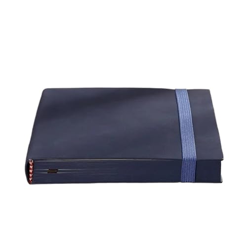 DSFIHJO Inspirierende NotizbüCher 2 stücke 256 seiten Schaffell A5 Notebook Notizblock Tagebuch Business Journal Planer Agenda Organizer Notizbuch Büro Schulbedarf(Blue) von DSFIHJO