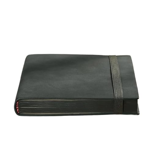 DSFIHJO Inspirierende NotizbüCher 2 stücke 256 seiten Schaffell A5 Notebook Notizblock Tagebuch Business Journal Planer Agenda Organizer Notizbuch Büro Schulbedarf(Green) von DSFIHJO