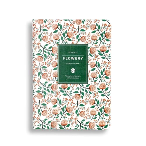 DSFIHJO Inspirierende NotizbüCher 2 stücke A6 Zeitplan Vintage Jährlich Tagebuch Wöchentlich Monatlich Tagesplaner Blume Organizer Papier Notebook Schule Agenda Versorgung(Raspberry) von DSFIHJO