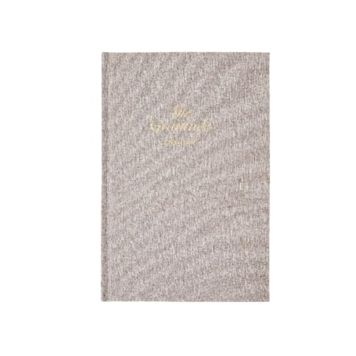 DSFIHJO Inspirierende NotizbüCher 2 stücke Dankbarkeit Tagebuch Kreative Schreibwaren Liefert Student Notebook Schule Büro Liefert Journal Reflexion Stanzen Zeitplan Plan(Grey) von DSFIHJO