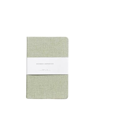 DSFIHJO Inspirierende NotizbüCher 2 stücke Notizbuch Leinen Hardcover Stil Blanko/Gitter Seiten 256 Seiten Tagebuch Planer Skizze Studenten Schreibwaren Schule Bürobedarf(Green-S) von DSFIHJO