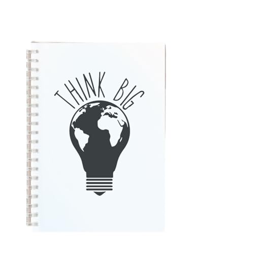 DSFIHJO Inspirierende NotizbüCher 3 stücke Spirale Notebook Inspirierend Zitat Hymne Motivations Phrase Leere Papier Skizze Notizbuch for Kunst Graffiti Notizblock Glaube Glaube(Color-14) von DSFIHJO