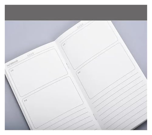 DSFIHJO Inspirierende NotizbüCher 4 Stücke Füllstoff Papiere Hinweis Core For Travelers' Notebook Monatliche Wöchentlich Planer Refill Retro Notebook Retro Schreibwaren(Diary,Small Passport Size) von DSFIHJO