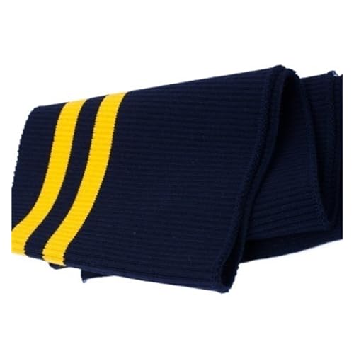 Elastische BüNdchen Dehnbare Big Rib 700 g/m² Baumwolle 15 x 80 cm dicker Stretch-Streifen-Strickstoff for DIY-Nähen, Bund, Leistenbündchen, Halsband, Jacken(Black Yellow) von DSFIHJO