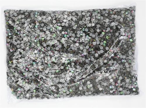 Hotfix Strasssteine Big Bulk Bag 45 Farben Hotfix Strasssteine ​​Kristall Hot Fix Strass Kleidungsstück(Green Volcano) von DSFIHJO