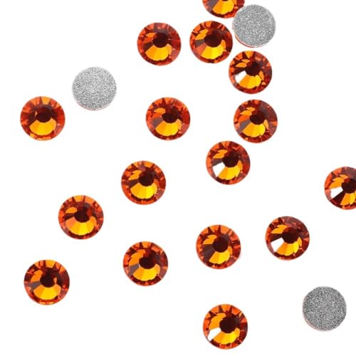 Hotfix Strasssteine Fixierung Kristall Cristales Flatback Zurück Nicht Hotfix Strass for Taschen Bekleidung DIY Nagel Kunst(128 Hyacinth,5mm SS20 1440pcs) von DSFIHJO