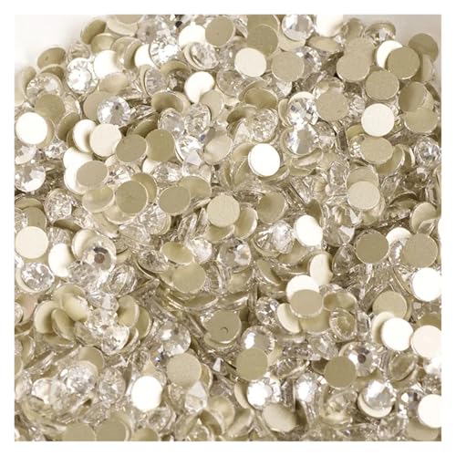 Hotfix Strasssteine Flatback Kristall-Strasssteine ​​in allen Größen for Nagelkleidung for Basteln, Dekorieren, Edelsteine(Crystal,SS8 1440Pcs) von DSFIHJO