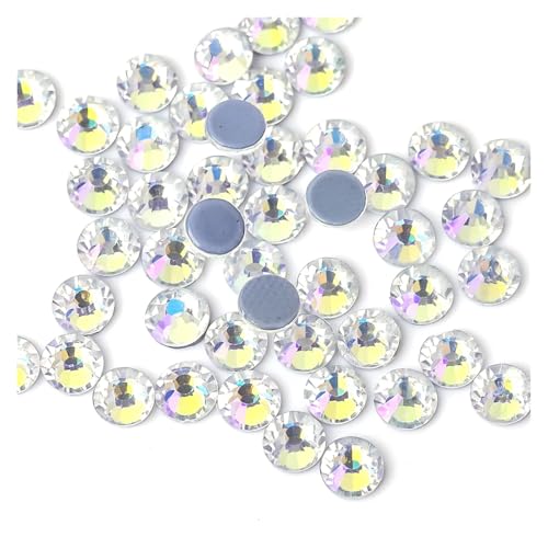 Hotfix Strasssteine Hot Fix Strasssteine ​​Flatback Kristall Hotfix Strass Glitzer Aufbügeln ​​Kleidungsstück(Night Sky,SS6-1440pcs) von DSFIHJO