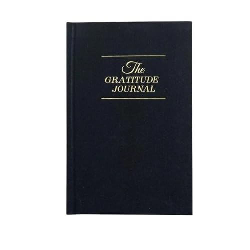 Inspirierende NotizbüCher 2-teiliges Dankbarkeitstagebuch, tägliches Dankbarkeitsjournal-Notizbuch mit täglichen Highlights und inspirierenden Zitaten, eine tägliche 5-Minuten-Anleitung(Black) von DSFIHJO