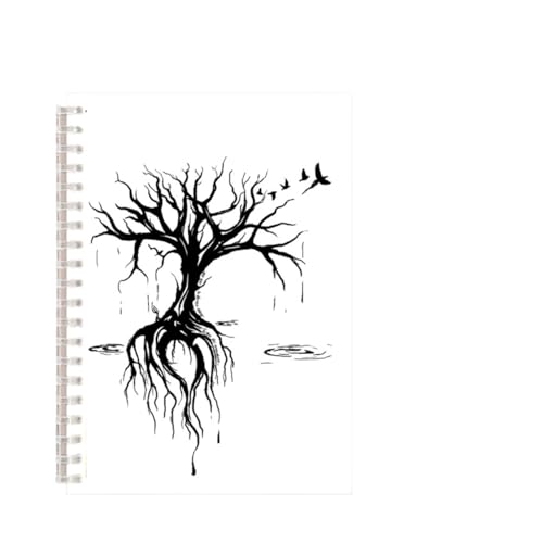 Inspirierende NotizbüCher 3 stücke Baum Des Lebens Spirale Notebook Glaube Glaube Hinweis Buch Inspirierende Super Anlage Milchprodukte Journal Schwarz Weiß Kunst Abdeckung Blank Linie(Color-3) von DSFIHJO