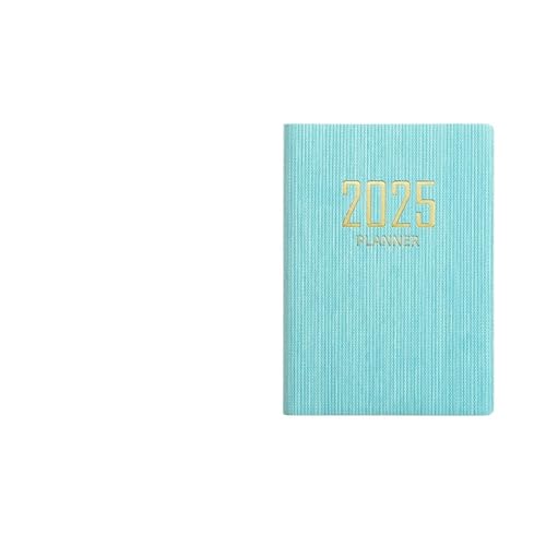 Inspirierende NotizbüCher 4 stücke A7 Mini Agenda Buch Tragbare Tagebuch Wochenplaner Notebooks To Do Liste Notizblock Mit Kalender Schule Bürobedarf(SkyBlue) von DSFIHJO