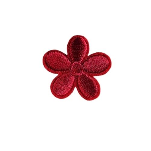 gestickte aufnäher 10 Stück niedliche kleine Blumen-Patches for Aufbügeln auf Applikationen for Kinder, Taschen, Kleider, Stickereien, Aufkleber, DIY-Abziehbilder, dekorativ(10PCS TYPE 03) von DSFIHJO