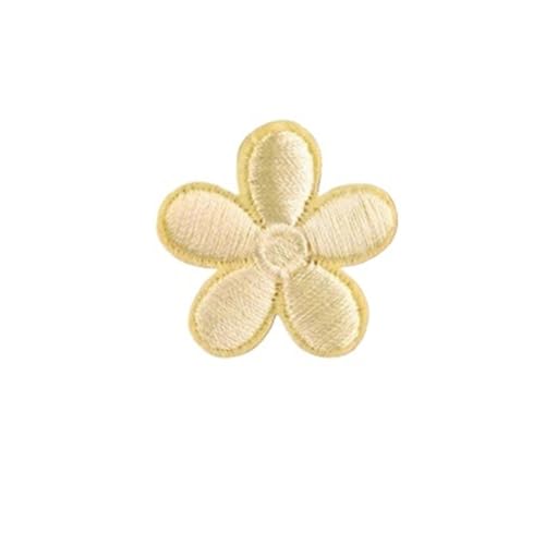 gestickte aufnäher 10 Stück niedliche kleine Blumen-Patches for Aufbügeln auf Applikationen for Kinder, Taschen, Kleider, Stickereien, Aufkleber, DIY-Abziehbilder, dekorativ(10PCS TYPE 13) von DSFIHJO