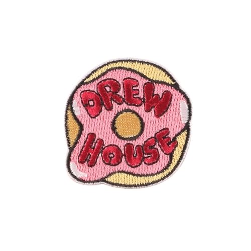 gestickte aufnäher 2 Stück selbstklebende Patches for Aufbügeln auf Kleidung, Stickerei-Applikationen, Streifen, Aufkleber, Abzeichen for Kleidung(5) von DSFIHJO