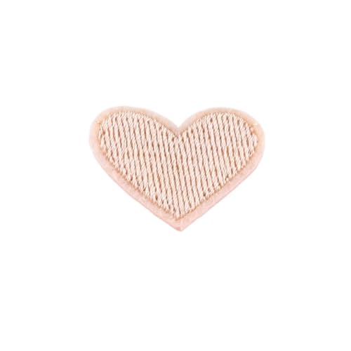 gestickte aufnäher 20 Stück Herzform Patches Applikation Farbe Nähen Auf Stickerei for DIY T-Shirt Eisen Auf Kleidung Jeans Aufkleber Hüte Rucksäcke Patches(12) von DSFIHJO