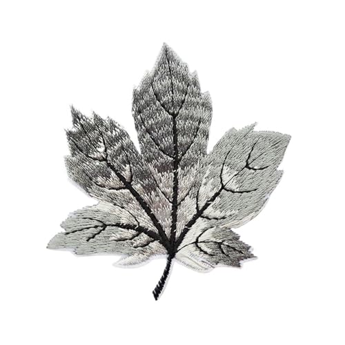 gestickte aufnäher 3 Stück Wärmeübertragungen, Ahornblatt-Applikation, bestickt, for Aufbügeln, for T-Shirt, Kleidung, Nähen, Handwerk, DIY, Kleid(O803) von DSFIHJO