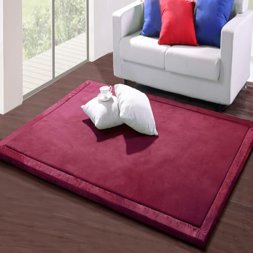 DSSHENGDS Küche Schlafzimmern Schlafsaal, Teppich, Extra Weich Dick Korallensamt-Teppich Groß Krabbelmatte mit Rutschfester Unterseite einfarbige 2cm-A- 80 * 200cm DSSHENGDS Küche Schlafzimmern Schlafsaal, Teppich, Extra Weich Dick Korallensamt-Teppich Groß Krabbelmatte mit Rutschfester Unterseite einfarbige 2cm-A- 80 * 200cm von DSSHENGDS