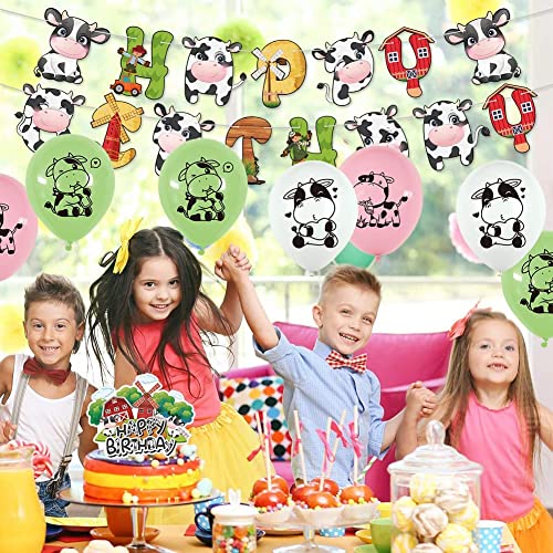 Party Luftballons,Geburtstag Party Dekoration 36 Stück, Cupcake Topper, Happy Birthday Banner,Kuchen Deko,Motto-Party Dekoration, Geburtstagsparty Zubehör für Kinder von DSTLWBCS
