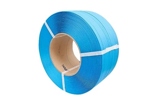 DSTOCK60 Rolle mit Umreifungsband, Polypropylen, Blau, Breite 12 mm, Dicke 0,55 mm, Länge 3000 m von DSTOCK60