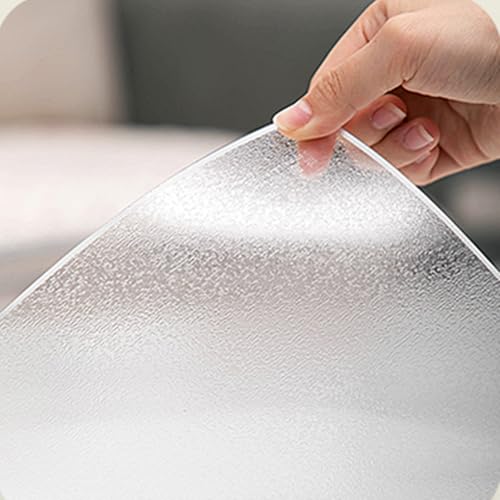 Gefrostet Tischdecken Rutschfeste,Matt Tischschutz,Durchsichtige Tischfolie Wasserdicht,Schreibtisch Ölbeständig,Schutzfolie abwischbar,Tischmatte Dicke 1mm Gefrostet Tischdecken Rutschfeste,Matt Tischschutz,Durchsichtige Tischfolie Wasserdicht,Schreibtisch Ölbeständig,Schutzfolie abwischbar,Tischmatte Dicke 1mm von DSWZLQDXB