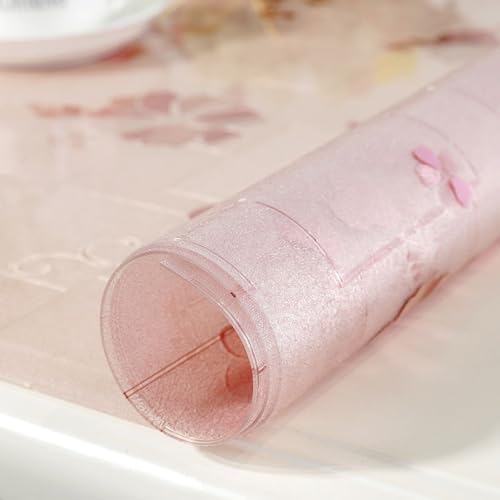 Tischfolie mit Blumen Bedruckt Dicke 1mm,Transparente Tischschutz Texture Blütenform,Schutzfolie abwischbar,PVC Tischdecken rutschfeste,Durchsichtige Schreibtisch,Tischmatte Ölbeständig (D,50x60cm) Tischfolie mit Blumen Bedruckt Dicke 1mm,Transparente Tischschutz Texture Blütenform,Schutzfolie abwischbar,PVC Tischdecken rutschfeste,Durchsichtige Schreibtisch,Tischmatte Ölbeständig (D,50x60cm) von DSWZLQDXB