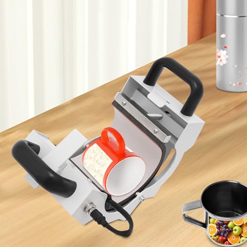 DSYOGX Tassenheizpresse, 350W Mini-Heizpresse Maschine, Tragbare Transferpresse Tassenpressmaschine Presse für 10-11oz Tassen, Gläser, Edelstahlbecher, Keramiktassen und Tassen mit Griffen DSYOGX Tassenheizpresse, 350W Mini-Heizpresse Maschine, Tragbare Transferpresse Tassenpressmaschine Presse für 10-11oz Tassen, Gläser, Edelstahlbecher, Keramiktassen und Tassen mit Griffen von DSYOGX