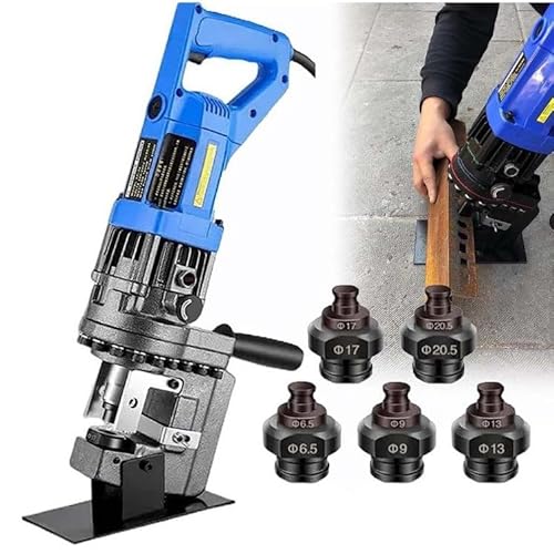 DSYYNAY Elektrischer hydraulischer Locher, Φ1/4 - 4/5 Zoll, Metalllocher, schnelles Bohren, präzise Positionierung, einfach zu bedienen, für Eisenplatte, Kupfer und Aluminium (Channelsteel) von DSYYNAY