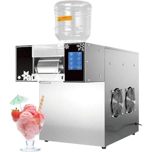 Schneeeismaschine, Rasierer, Schneeflockeismaschine, Bingsu Maschine, schnell und effizient, für die Herstellung von Eisschlüssen(180kg) von DSeenLeap
