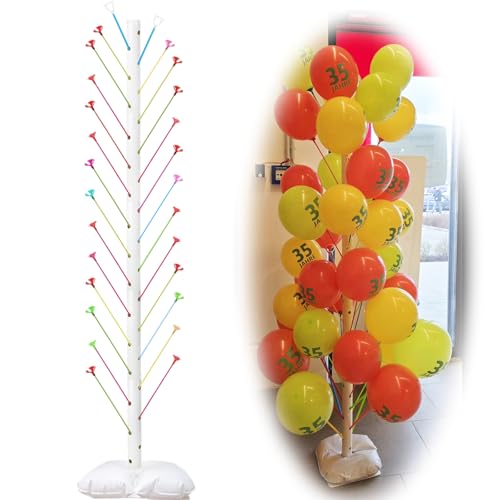 Luftballon Ständer Kit, 1.8 Meter Verstellbarer Ballonbaum Ballonständer, Ballonhalter mit Basen, Ballonbogen Ständer eignet sich für Geburtstag, Party Supplies, Eröffnungen, Hochzeit Luftballon Ständer Kit, 1.8 Meter Verstellbarer Ballonbaum Ballonständer, Ballonhalter mit Basen, Ballonbogen Ständer eignet sich für Geburtstag, Party Supplies, Eröffnungen, Hochzeit von DSxiaozhi