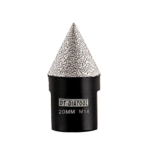 DT-DIATOOL Diamant-Abschrägungen Fasen-Bits – Diamant-Kegelsenker-Bohrer 20 mm zum Vergrößern von Trimmen, Formen vorhandener Löcher von Granit, Marmor, Porzellanfliesen DT-DIATOOL Diamant-Abschrägungen Fasen-Bits – Diamant-Kegelsenker-Bohrer 20 mm zum Vergrößern von Trimmen, Formen vorhandener Löcher von Granit, Marmor, Porzellanfliesen von DT-DIATOOL