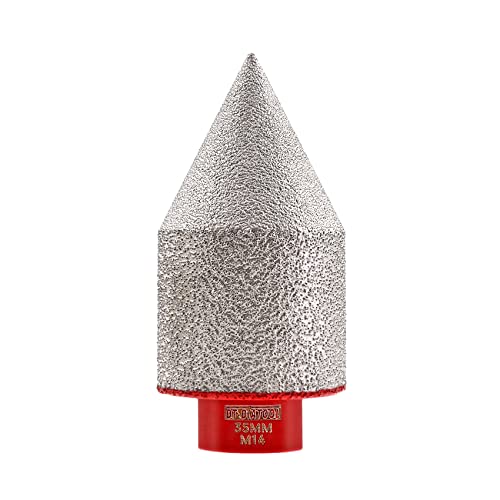 DT-DIATOOL Diamant-Fasen-Finger-Bit zum Abschrägen, Vergrößern von vorhandenen Löchern von Porzellan-Keramikfliesen, Granit-Marmorstein, Durchmesser 2-35 mm, M14-Gewinde DT-DIATOOL Diamant-Fasen-Finger-Bit zum Abschrägen, Vergrößern von vorhandenen Löchern von Porzellan-Keramikfliesen, Granit-Marmorstein, Durchmesser 2-35 mm, M14-Gewinde von DT-DIATOOL