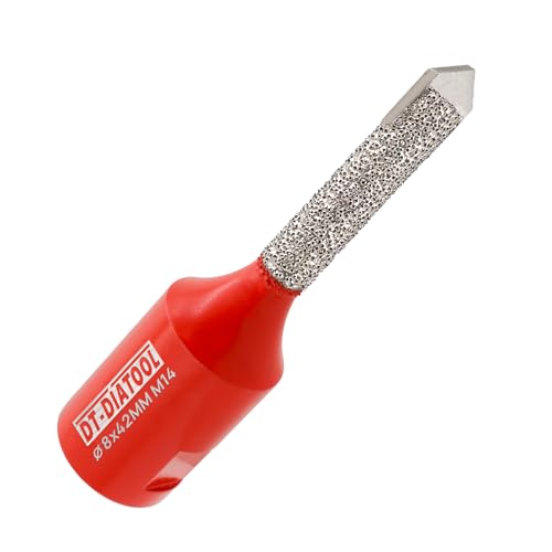 DT-DIATOOL Diamant Mörtel Hakenbohrer – Diamant Fugenfräser 8 mm x 42 mm Hartmetallkopf mit M14 Gewinde für Mauerwerk, Mörtelentfernung, Mauerwerk, Stein, Beton-Winkelschleifer-Bit von DT-DIATOOL