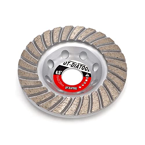 DT-DIATOOL Diamant-Schleifscheibe, 115 mm, Betonschalenradbohrung, 22,23 mm, für Mauerwerk, Ziegelstein, Hartstein, Premium-Sinterdiamant, Turbo-Segmentierrad DT-DIATOOL Diamant-Schleifscheibe, 115 mm, Betonschalenradbohrung, 22,23 mm, für Mauerwerk, Ziegelstein, Hartstein, Premium-Sinterdiamant, Turbo-Segmentierrad von DT-DIATOOL