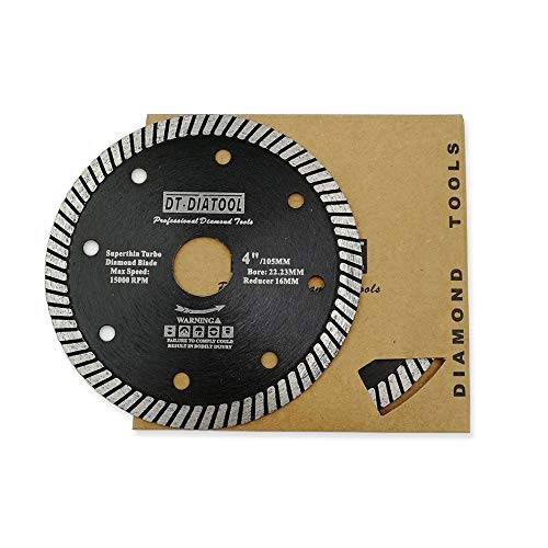 DT-DIATOOL Diamant Trennscheibe 2 Stücke 105 mm x 22,23 mm/16 mm Super Dünn Sägeblatt für Porzellan Fliesen Marmor Keramik Granit DT-DIATOOL Diamant Trennscheibe 2 Stücke 105 mm x 22,23 mm/16 mm Super Dünn Sägeblatt für Porzellan Fliesen Marmor Keramik Granit von DT-DIATOOL