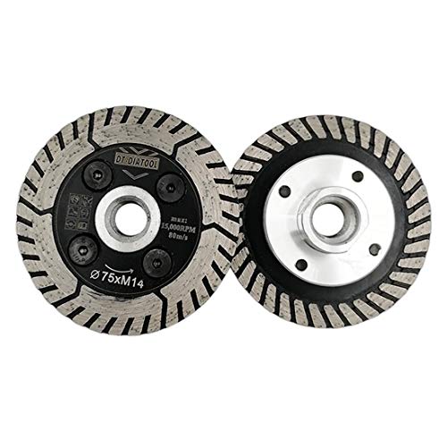 DT-DIATOOL Diamant Trennscheibe 2 Stücke 75 mm x M14 Doppelseitiges Sägeblatt zum Schneiden Schleifen Beton Granit Marmor Stein DT-DIATOOL Diamant Trennscheibe 2 Stücke 75 mm x M14 Doppelseitiges Sägeblatt zum Schneiden Schleifen Beton Granit Marmor Stein von DT-DIATOOL
