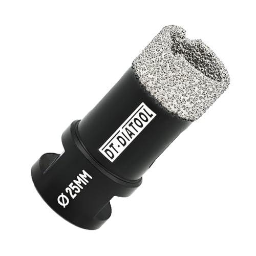 DT-DIATOOL Diamantbohrkrone 25mm Vakuumgeschweißt Lochsäge zum Trockenbohren Fliesen Porzellan Marmor Keramik Granit DT-DIATOOL Diamantbohrkrone 25mm Vakuumgeschweißt Lochsäge zum Trockenbohren Fliesen Porzellan Marmor Keramik Granit von DT-DIATOOL