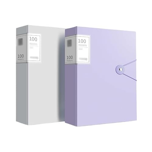 DTACBNEUZ Ordner A4-Ordner mit transparenten Einlagen, 100 Seiten, mehrlagiges Datenbuch, multifunktionale Datenaufbewahrungstasche, 2er-Pack für die tägliche Ablage und Organisation DTACBNEUZ Ordner A4-Ordner mit transparenten Einlagen, 100 Seiten, mehrlagiges Datenbuch, multifunktionale Datenaufbewahrungstasche, 2er-Pack für die tägliche Ablage und Organisation von DTACBNEUZ