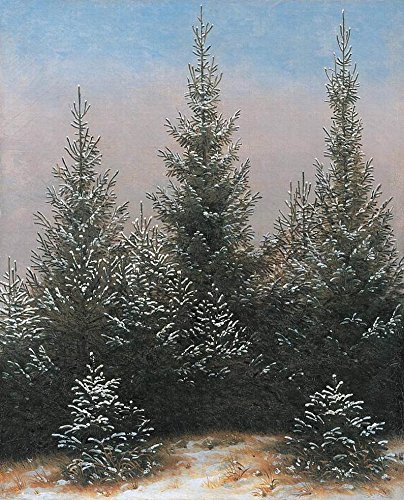 DTAUPREB DIY-Ölgemälde-Sets für Anfänger Tannenbäume im Schnee Malen nach Zahlen mit Pinseln und Acrylpigmenten auf Leinwand von Caspar David Friedrich DTAUPREB DIY-Ölgemälde-Sets für Anfänger Tannenbäume im Schnee Malen nach Zahlen mit Pinseln und Acrylpigmenten auf Leinwand von Caspar David Friedrich von DTAUPREB