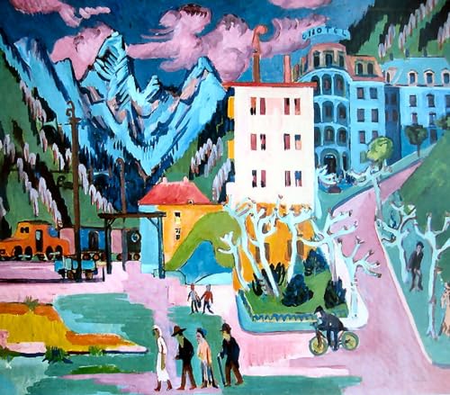 DTAUPREB DIY-Ölgemälde-Sets für Anfänger Malen nach Zahlen Landschaft Ernst Ludwig Kirchner Malen nach Zahlen Zeichnen auf Leinwand Kunst-Dekor Geschenke DTAUPREB DIY-Ölgemälde-Sets für Anfänger Malen nach Zahlen Landschaft Ernst Ludwig Kirchner Malen nach Zahlen Zeichnen auf Leinwand Kunst-Dekor Geschenke von DTAUPREB