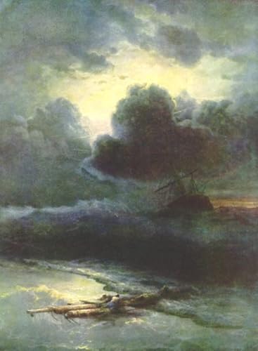 DTAUPREB DIY-Ölgemälde für Erwachsene und Kinder Gewitter Malen nach Zahlen Zeichnung auf Leinwand Kunstdekor Ivan Aivazovsky DTAUPREB DIY-Ölgemälde für Erwachsene und Kinder Gewitter Malen nach Zahlen Zeichnung auf Leinwand Kunstdekor Ivan Aivazovsky von DTAUPREB